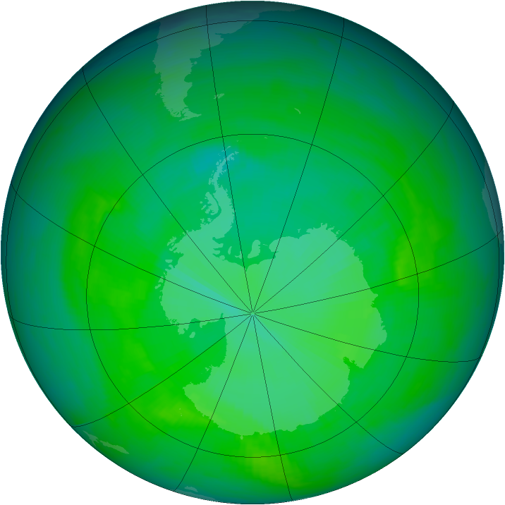 Ozone Map 1982-11-29